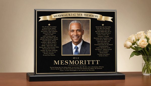 Plaque funéraire moderne : offrez un hommage élégant et unique